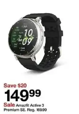 Target Amazfit Active 3 Premium SE offer