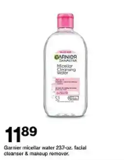 Target Garnier micellar water offer