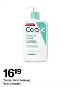 Target CeraVe foaming facial cleanser offer