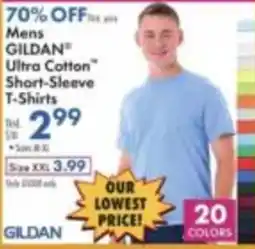 Boscov's Gildan ultra cotton short-sleeve t-shirts offer