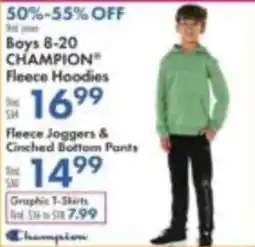 Boscov's Champion Fleece Hoodies offer