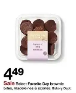 Target Favorite Day brownie bites offer