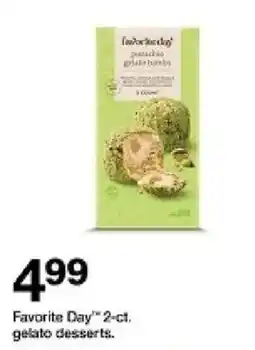 Target Favorite Day 2-ct. gelato desserts offer