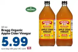 Harris Teeter Bragg organic apple cider vinegar offer