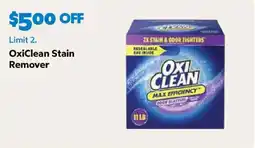 Sam's Club OxiClean Stain Remover offer