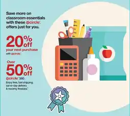 Target circle classroom essentials offer