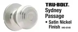 Menards Tru-Bolt Sydney passage offer