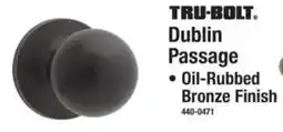 Menards Tru-bolt Dublin passage offer