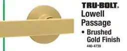Menards Tru-bolt Lowell passage offer