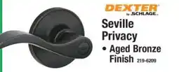 Menards Dexter by Schlage Seville Privacy offer