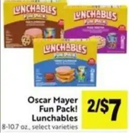 Lucky Supermarkets Oscar Mayer Fun Pack! Lunchables offer