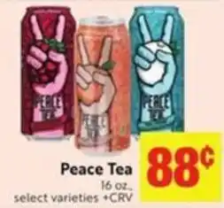 Lucky Supermarkets Peace Tea offer