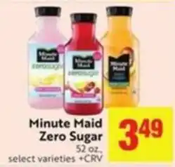 Lucky Supermarkets Minute Maid Zero Sugar offer
