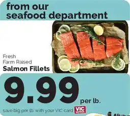 Harris Teeter Fresh Farm Raised Salmon Fillets offer