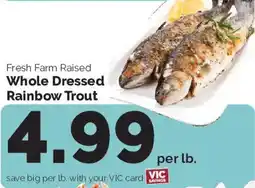 Harris Teeter Fresh Farm Raised Whole Dressed Rainbow Trout offer