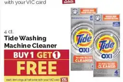 Harris Teeter Tide Washing Machine Cleaner offer