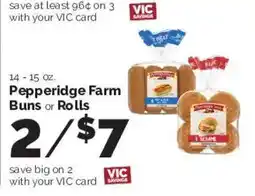 Harris Teeter Pepperidge Farm Buns or Rolls offer