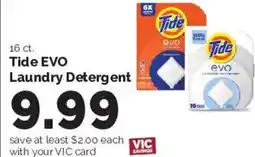 Harris Teeter Tide EVO Laundry Detergent offer