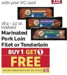 Harris Teeter Hatfield Marinated Pork Loin Filet or Tenderloin offer