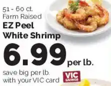 Harris Teeter EZ peel white shrimp offer