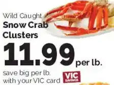 Harris Teeter Snow Crab Clusters offer