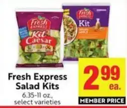Lucky Supermarkets Fresh Express Salad Kits offer