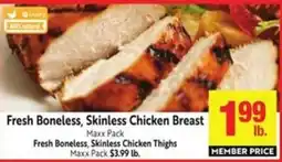 Lucky Supermarkets Fresh Boneless, Skinless Chicken Breast offer