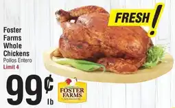 Smart & Final Foster Farms Whole Chickens offer