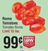 Smart & Final Roma Tomatoes offer