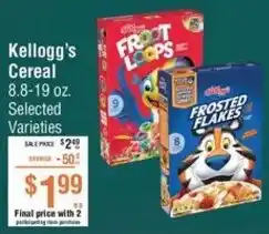 Smart & Final Kellogg's Cereal offer