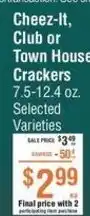 Smart & Final Cheez-it, Club or Town House Crackers offer