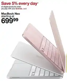 Target Apple MacBook Neo offer