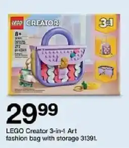 Target lego creator 3-in-1 art fashion bag with storage offer