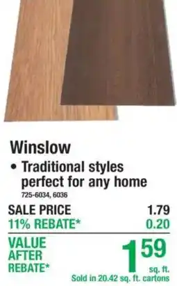 Menards Winslow traditional styles perfect for any home offer