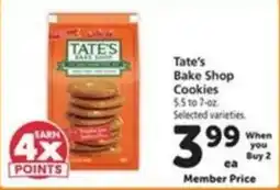 Vons Tate's Bake Shop Cookies offer