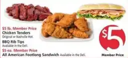 Vons All American Footlong Sandwich offer