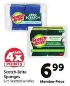 Vons Scotch-Brite Sponges offer
