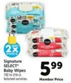 Vons Signature SELECT Baby Wipes offer