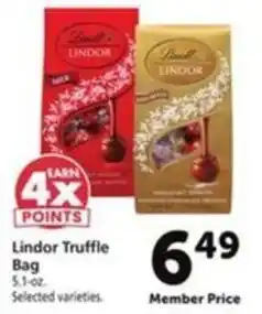 Vons Lindor Truffle Bag offer