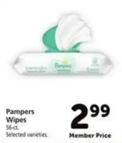 Vons Pampers Wipes offer