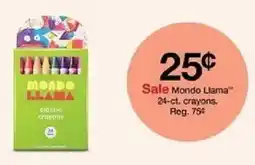 Target Mondo Llama classic crayons offer