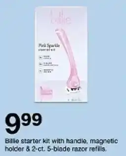 Target Billie starter kit offer