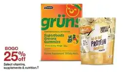 Target Select vitamins, supplements & nutrition offer