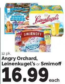 Harris Teeter Angry Orchard, Leinenkugel's or Smirnoff offer