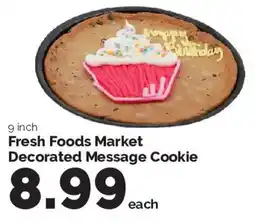 Harris Teeter Fresh Foods Market Decorated Message Cookie offer