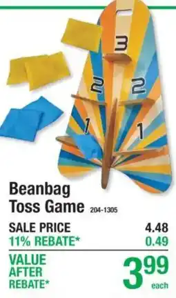 Menards Beanbag Toss Game offer