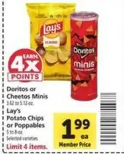 Vons Doritos or Cheetos Minis offer