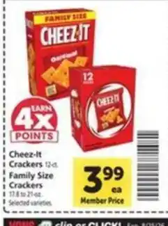 Vons Cheez-it Family Size Crackers offer