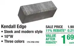 Menards Kendall Edge offer