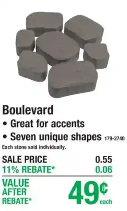 Menards Boulevard offer